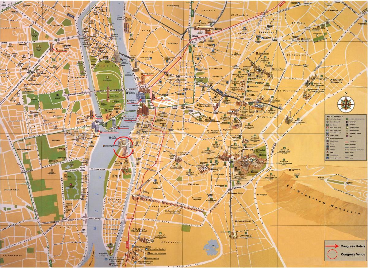 Карта города Каир